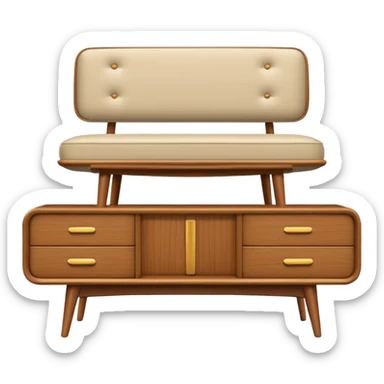 Mid Century Modern Furniture sticker