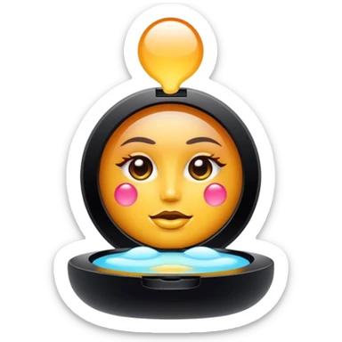 Base de maquillaje glowy sticker