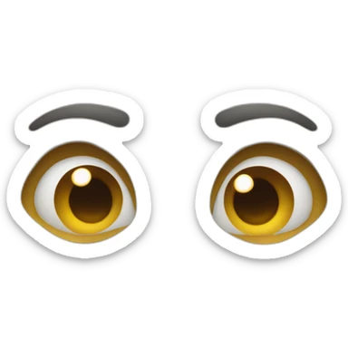 Visage qui juge sticker