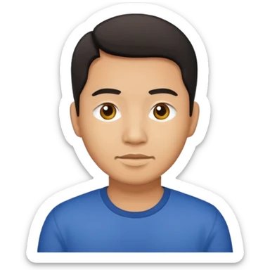 Filipino man at 25 years old sticker