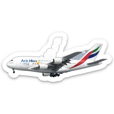Airbus A380 sticker