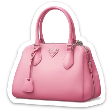 Pink prada galleria bag sticker