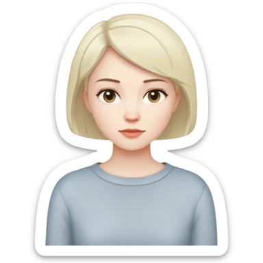 Flat Catherine  sticker