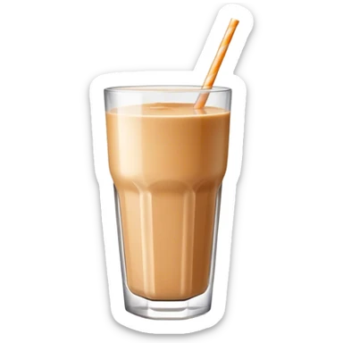 A light brown smoothie sticker
