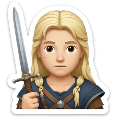 saxon warrior sticker