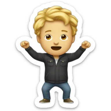 Homme-qui-fais-un-dab sticker