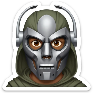 MF DOOM sticker