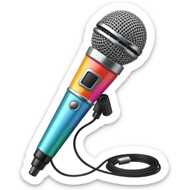 create-a-vibrant-and-dynamic-emoji-that-represents-pop-or-stage-vocal-performance.-the-design-should-feature-a-close-up-of-a-classic-stage-microphone-(retro-style)-with-a-lanyard,-set-against-a-sta sticker