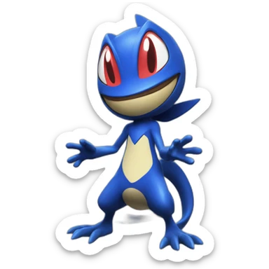 Ash greninja sticker