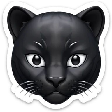 Black panther sticker