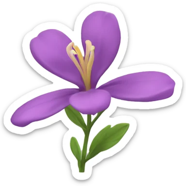 Regina streletia flower sticker