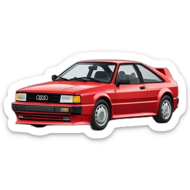 Audi coupe gt 1987 sticker