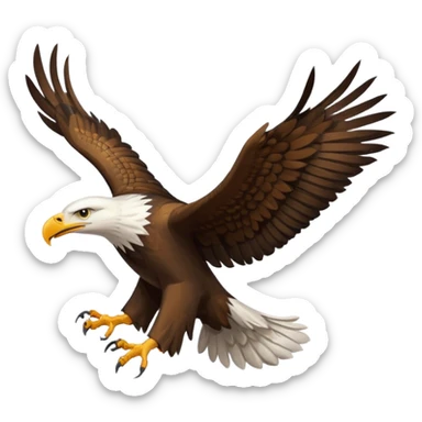 Eagle with Kurdistan flag sticker
