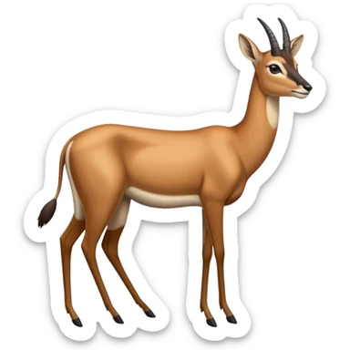 Antelope-Impala-Gazelle-hybrid, full body sticker