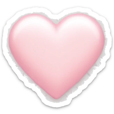 Light pink heart with snowflakes all around it  sticker