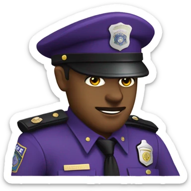 I want a purple lean cop  sticker
