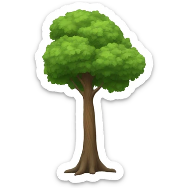 Tall tree sticker