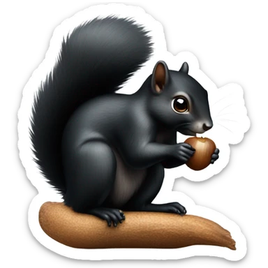 Black Squirrel  sticker
