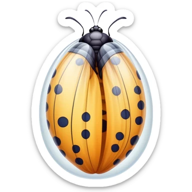 Butterfly in cocoon sticker