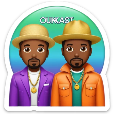 the OutKast album stankonia in emoji from sticker