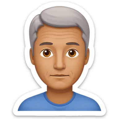 hombre de mediana edad sticker