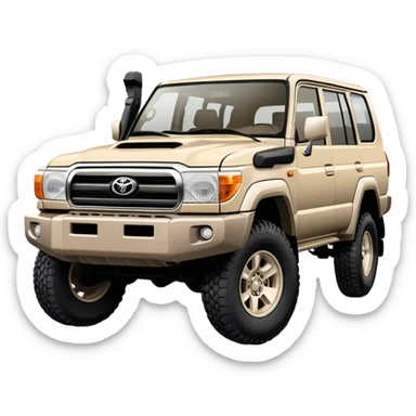 landcruiser 79 series - Toyota (Model Year: 2008) (Iconic colour: sand) sticker