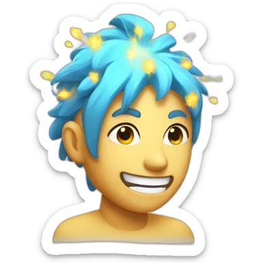 shiny sparks sticker