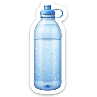 botella de agua gym sticker