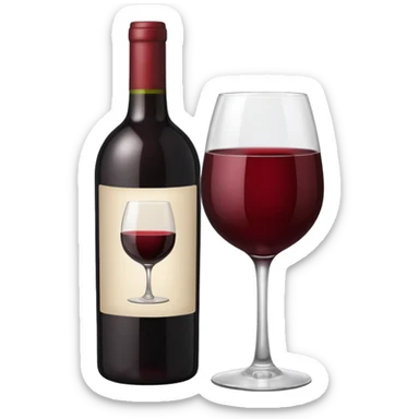 wine bottle sticker