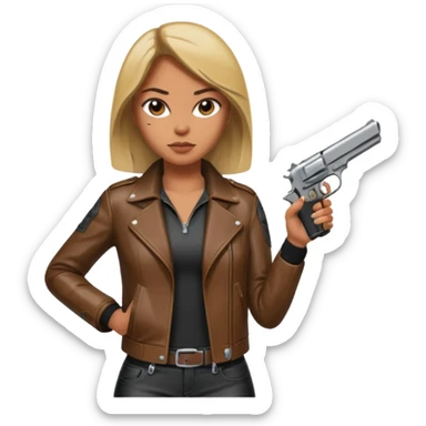 Grand thift auto female sticker