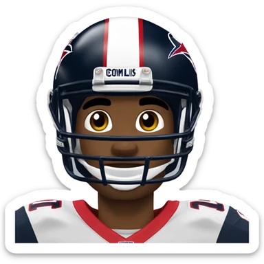 Nico collins nfl wide receiver for the Texans number 12 sticker
