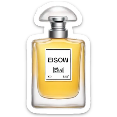 create a parfume bottle for the parfume channel n°5 sticker