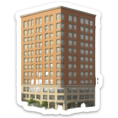 Downtown Dallas apartment  sticker