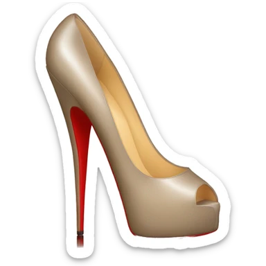louboutin heels sticker