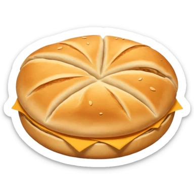 Bread pita sticker