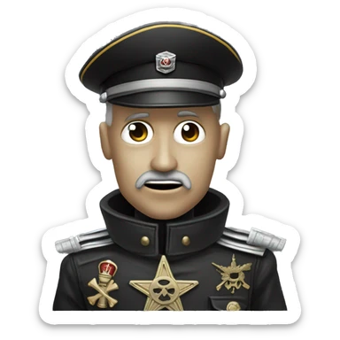 Death Korps of Krieg Commissar with respirtor sticker