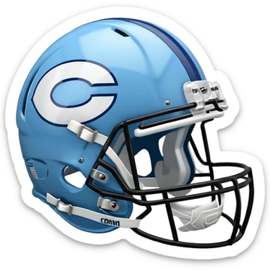 college football Carolina Blue helmet

 sticker