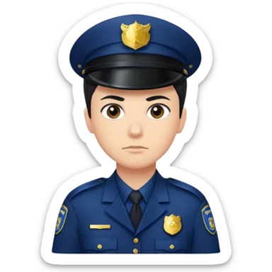 police officer

 sticker