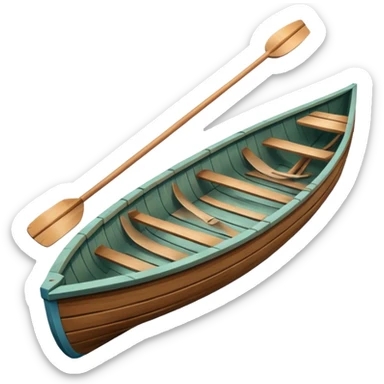 Rowboat – Small boat with oars sticker