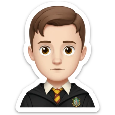 Josh Herdman as Gregory Goyle in harry potter sticker