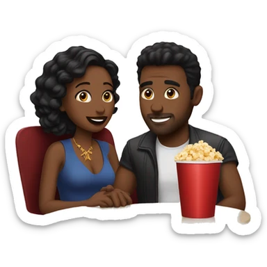 Date night at the movies sticker