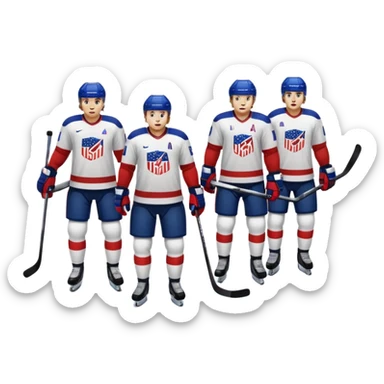 USA Hockey sticker
