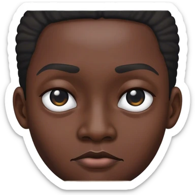 nigga w black eye  sticker