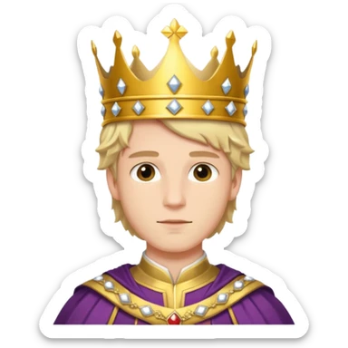 White Prince sticker