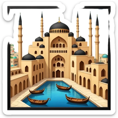 The Ottoman Empire in the year 1453The year of the Ottoman Empire 1453  sticker