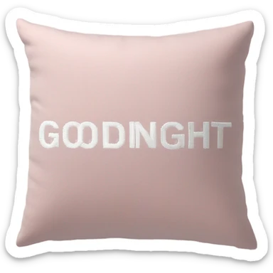 pink goodnight  sticker