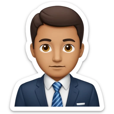 AN UNCLE with a tie in business clothes
 sticker