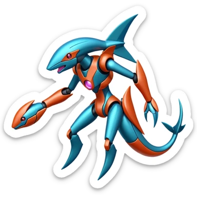 Genesect-Deoxys-Koraidon-Miraidon-Sharpedo-fusion sticker