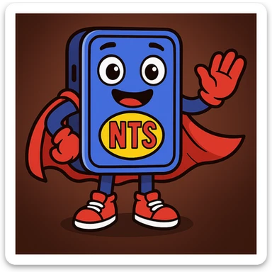 Make the character smiling with a joyful expression like the emoji 😀. Add a happy and cheerful face. sticker