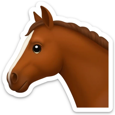 horse head sticker